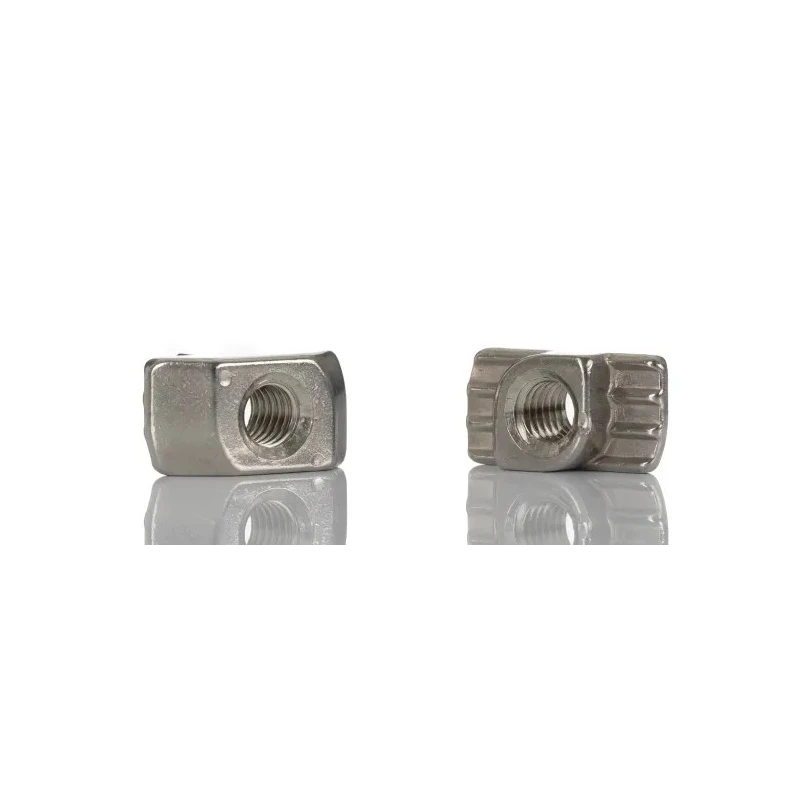 Bosch Rexroth M6 T-Slot Nut Connecting Component, Stainless Steel, Compatible with 40 mm, 45 mm, 50 mm, 60 mm 3842536604