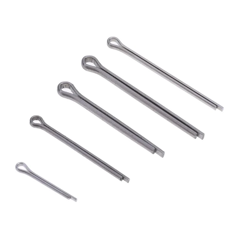 RS PRO 1025 piece Plain Stainless Steel Cotter Pin Kit 4 mm 50 mm 484-051
