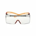 3M Over Spectacles with Orange Frame and Clear Polycarbonate Lenses, ANSI Z87.1-2015 Compliant SF3701SGAF-ORG-EU