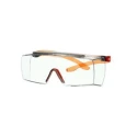 3M Over Spectacles with Orange Frame and Clear Polycarbonate Lenses, ANSI Z87.1-2015 Compliant SF3701SGAF-ORG-EU