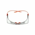 3M Over Spectacles with Orange Frame and Clear Polycarbonate Lenses, ANSI Z87.1-2015 Compliant SF3701SGAF-ORG-EU