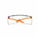 3M Over Spectacles with Orange Frame and Clear Polycarbonate Lenses, ANSI Z87.1-2015 Compliant SF3701SGAF-ORG-EU