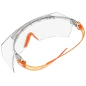 3M Over Spectacles with Orange Frame and Clear Polycarbonate Lenses, ANSI Z87.1-2015 Compliant SF3701SGAF-ORG-EU
