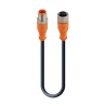 Lumberg Automation Sensor Actuator Cable Male 4 Way Straight to Female 5 Way Straight 45788 RST 5-3-RKT 5-3-226/3 M