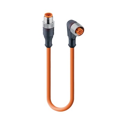 Lumberg Automation Male 4 way Straight to Female 4 way M12 Sensor Actuator Cable 30V 11877 RST 4-RKWT/LED P 4-251/2 M
