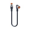 Lumberg Automation Male 4 way Straight to Female 4 way M12 Sensor Actuator Cable 30V RST 11870 RST 4-RKWT/LED P 4-225/2 M