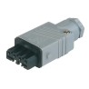 Hirschmann Industrial Power Connector 4P+PE Cable Mount, Screw Terminal, , 10A, 400V Fibreglass Reinforced Polyester IP54