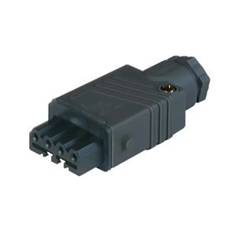 Hirschmann Cable Mount Industrial Power Connector 10A 400V IP54 3P+PE Black ST 