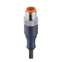 Lumberg Automation Sensor Actuator Cable Male 5-Way Straight to Female Unterminated Polyurethane Jacket 17061 RST 5-228/10 M