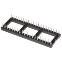 Winslow 2.54 mm Pitch Vertical 40 Way Through Hole Turned Pin Open Frame DIL Socket 5A W30540TTRC