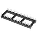 Winslow 2.54 mm Pitch Vertical 40 Way Through Hole Turned Pin Open Frame DIL Socket 5A W30540TTRC