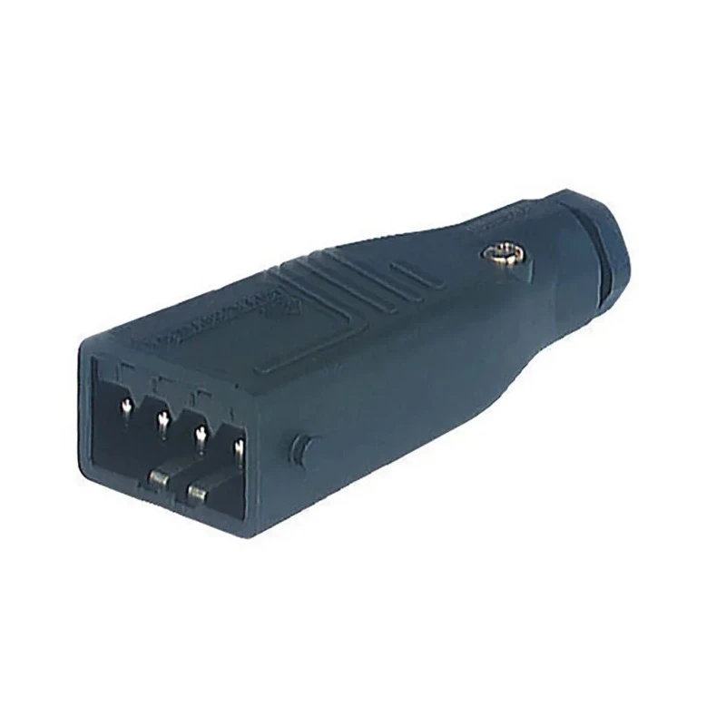 Hirschmann Industrial Power Connector 4P+PE 10A 230V/400V Cable Mount Straight IP54 ST IP54