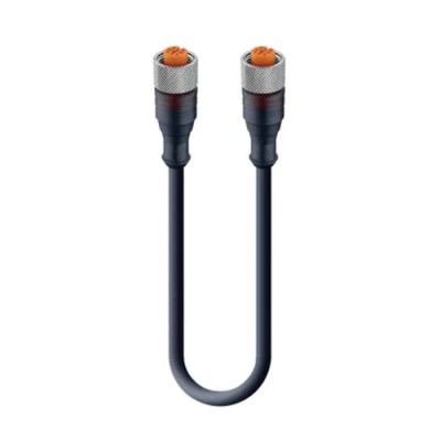 Lumberg Automation Sensor Actuator Cable 4 Contacts Copper PUR Jacket Black 10m 250V IP65-IP69K 18222 RKT 4-225/10 M