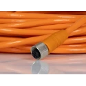 Lumberg Automation Female 5 Way Straight to Unterminated Sensor Actuator Cable 60V 15m RKT Series 38789 RKTS 5-183/15 M