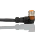 Lumberg Automation Sensor Actuator Cable Female 3 way M8 to Unterminated, Polyurethane Jacket 14007 RKMWV/LED A 3-224/2 M