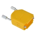 MH Connectors Polyamide Straight D-Sub Backshell 9 Way Strain Relief MHDPPK9-Y-K