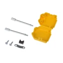 MH Connectors Polyamide Straight D-Sub Backshell 9 Way Strain Relief MHDPPK9-Y-K