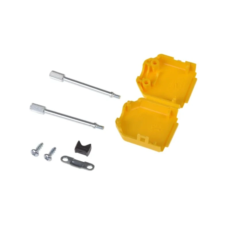 MH Connectors Polyamide Straight D-Sub Backshell 9 Way Strain Relief MHDPPK9-Y-K