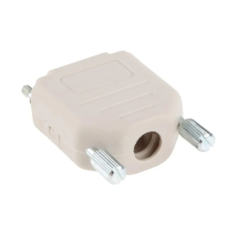 MH Connectors MHDPPK9-LG-K Polyamide Straight D-Sub Backshell, 9 Way Strain Relief Grey MHDPPK-SLIM Series