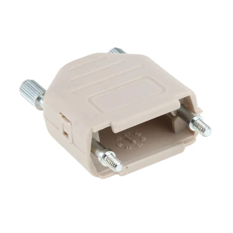 MH Connectors MHDPPK9-LG-K Polyamide Straight D-Sub Backshell, 9 Way Strain Relief Grey MHDPPK-SLIM Series