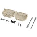 MH Connectors Polyamide Straight D-Sub Backshell 15 Contacts Strain Relief MHDPPK15-I-K