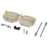 MH Connectors Polyamide Straight D-Sub Backshell 15 Contacts Strain Relief MHDPPK15-I-K