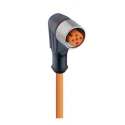 Lumberg Automation Female 5 Way Right Angle to Unterminated Free End Sensor Actuator Cable 15m 60V IP65 13634 RKWT 5-56/15 M