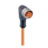 Lumberg Automation Female 5 Way Right Angle to Unterminated Free End Sensor Actuator Cable 15m 60V IP65 13634 RKWT 5-56/15 M