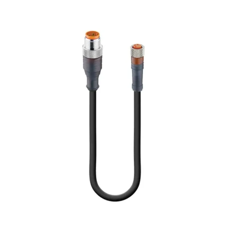 Lumberg Automation Sensor Actuator Cable Male 3 Way Straight to Female 3 Way Straight 600 mm 40190 RST 3-RKMV 3-224/0,6 M