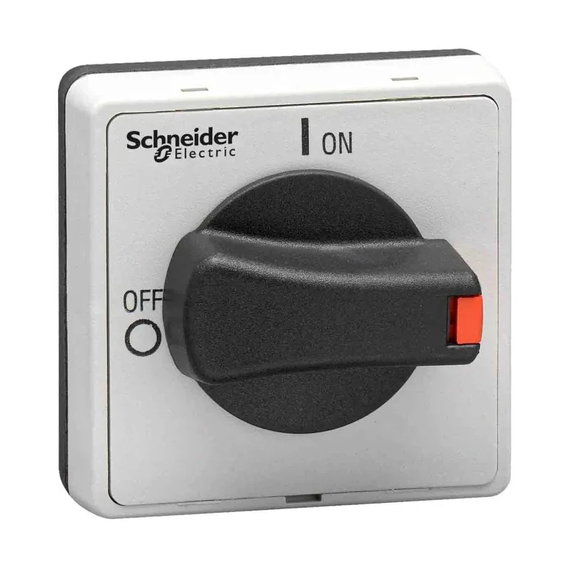 Schneider Electric Black and Grey Rotary Handle, 1.89 in Length, TeSys Series VLSH4S5B