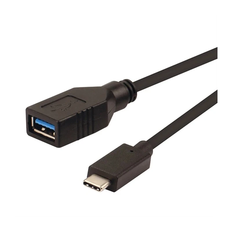 Roline USB 3.0 Female USB Type C to Female USB Type A Cable Black 150mm 11.02.9030-10