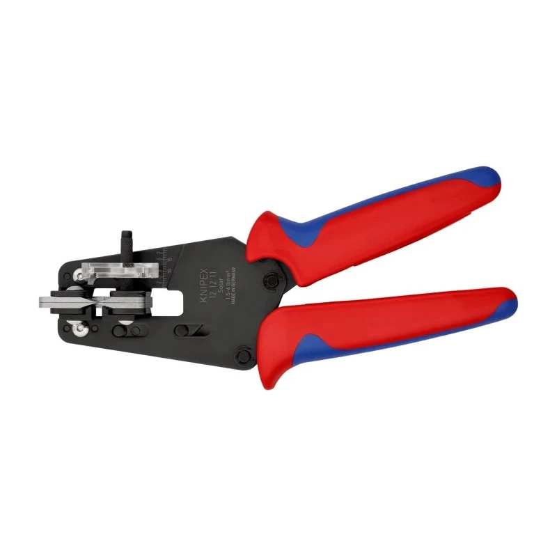 Knipex Precision Insulation Stripper Multi-Core Comfort Grip 1.5 to 6 mm², 195mm Overall 12 12 11