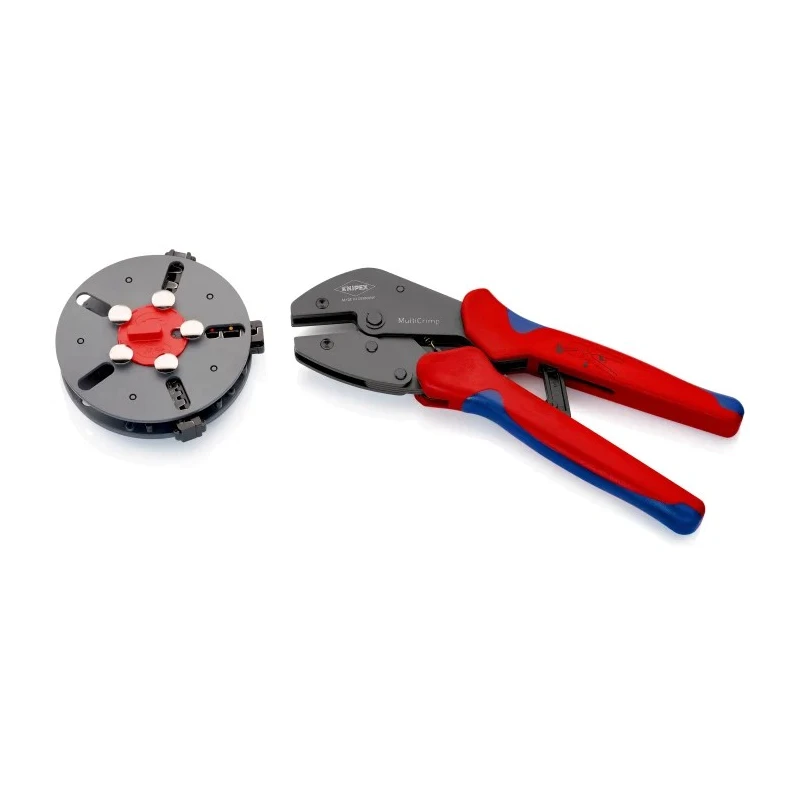 Knipex MultiCrimp® MultiCrimp 1 mm Crimp Tool with 3 Interchangeable Dies Set 250mm 973301