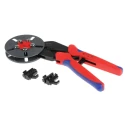 Knipex MultiCrimp® MultiCrimp 1 mm Crimp Tool with 3 Interchangeable Dies Set 250mm 973301