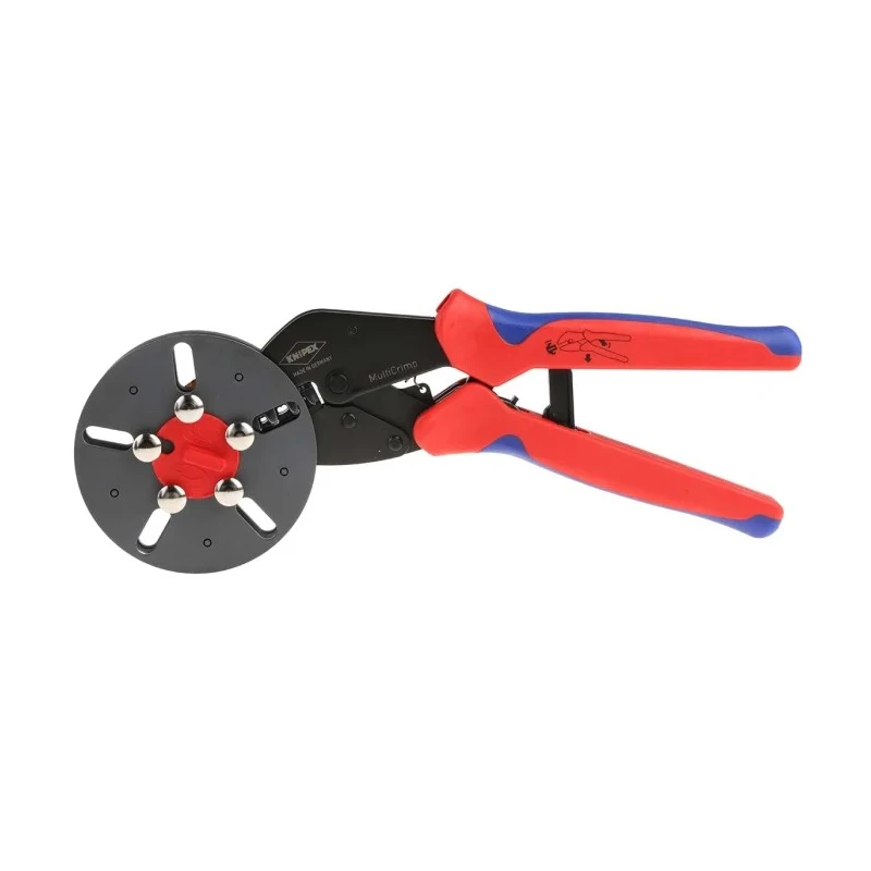 Knipex MultiCrimp® MultiCrimp 1 mm Crimp Tool with 3 Interchangeable Dies Set 250mm 973301