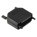 MH Connectors Polyamide Straight D-Sub Backshell 15 Way Strain Relief MHDPPK15-BK-K