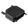 MH Connectors Polyamide Straight D-Sub Backshell 15 Way Strain Relief MHDPPK15-BK-K