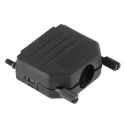 MH Connectors Polyamide Straight D-Sub Backshell 15 Way Strain Relief MHDPPK15-BK-K