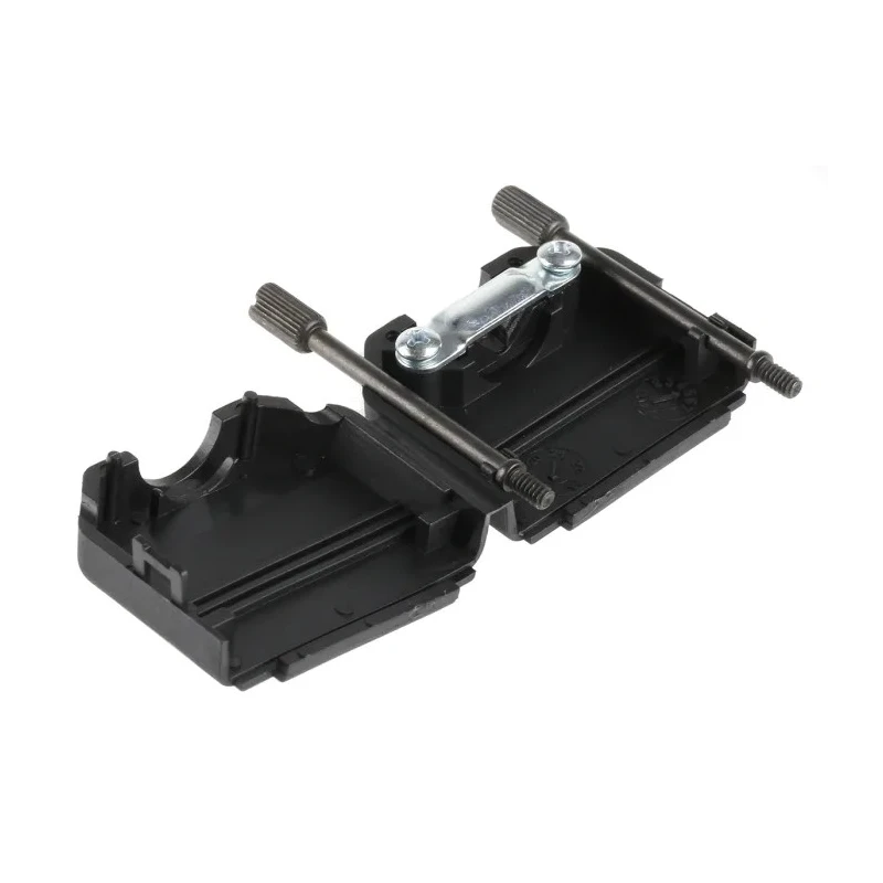 MH Connectors Polyamide Straight D-Sub Backshell 15 Way Strain Relief MHDPPK15-BK-K