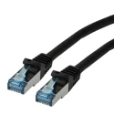 Roline Cat6a Ethernet Cable 8 Core, Shielded Screened, Low Smoke Zero Halogen, Black, 2 m CAT6a