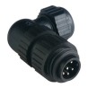 Hirschmann Industrial Power Connector CA Series 6P+PE Screw Mount Angled Male Connector 16A 230/400V 934130100 CA 6 W LS