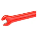 RS PRO Insulated Chrome Vanadium Steel Open End Spanner Metric 7 mm Size 110mm Overall Length IEC 60900 Compliant 197-3793
