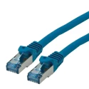 Roline Cat6a Shielded Screened Ethernet Cable 8 Core Blue 2 m Low Smoke Zero Halogen Cat6a