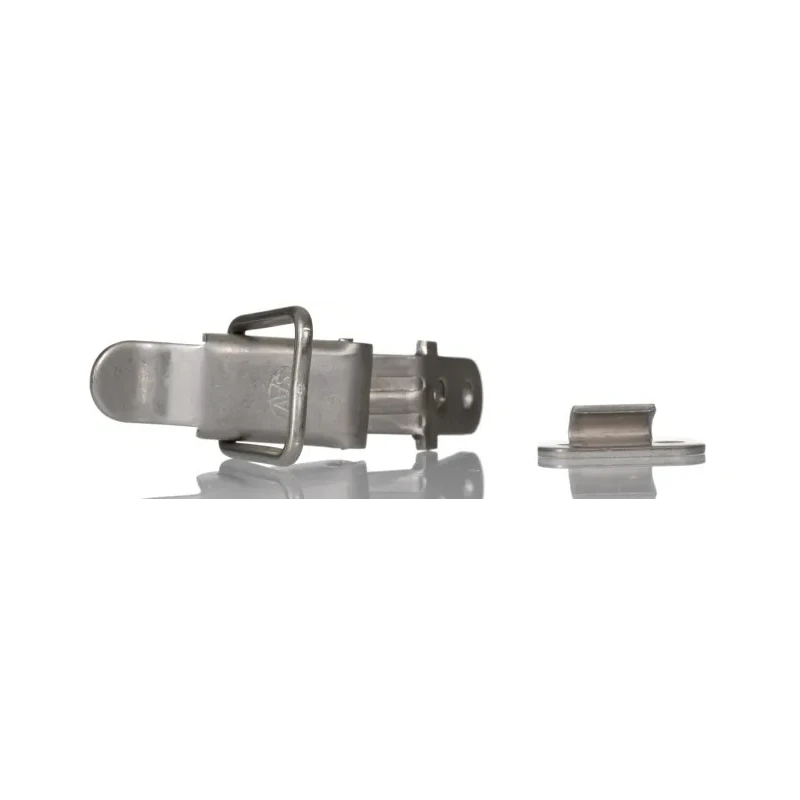 RS PRO Stainless Steel Draw Latch 50 mm Length 22 mm Width 12 mm Depth 245N Operating Tension 197-4126
