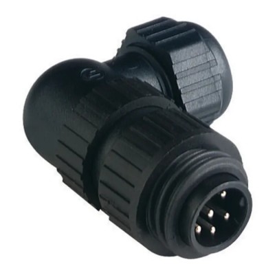 Hirschmann Angled Industrial Power Connector 6P+PE Screw Mount Black IP66, IP67 16A 230, 400V 934130100 CA 6 W LS