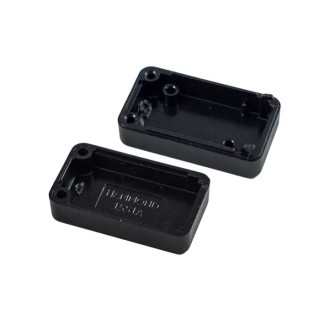Hammond Flanged 1551 Series Black Black Lid ABS Enclosure IP54 15.5 mm x 35 mm x 20 mm 1551ABK