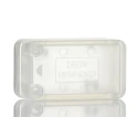 Hammond Flanged Clear Lid ABS Enclosure IP54 15.5 mm x 35 mm x 20 mm 1551ACLR