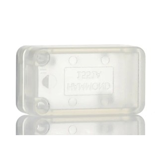 Hammond Flanged Clear Lid ABS Enclosure IP54 15.5 mm x 35 mm x 20 mm 1551ACLR