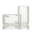 Hammond Flanged Clear Lid ABS Enclosure IP54 15.5 mm x 35 mm x 20 mm 1551ACLR