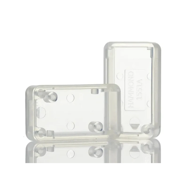 Hammond Flanged Clear Lid ABS Enclosure IP54 15.5 mm x 35 mm x 20 mm 1551ACLR